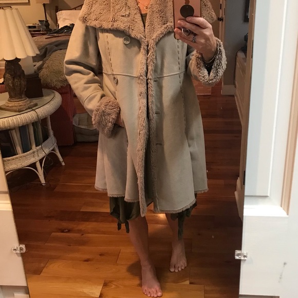 Faux suede swing coat, Jones New York - Picture 2 of 11